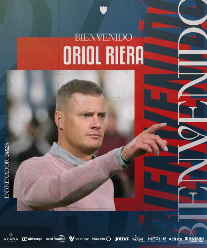 Oriol Riera, nou entrenador de l'Estepona