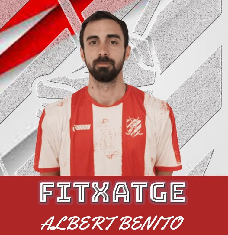 El cartell de l'anunci fitxatge Albert Benito