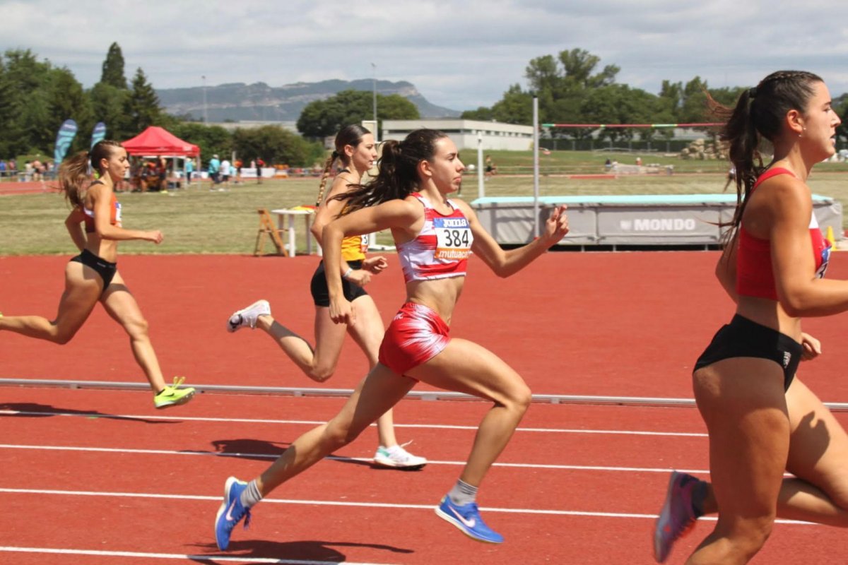 Irene Montoliu en el Campionat de Catalunya sub-20