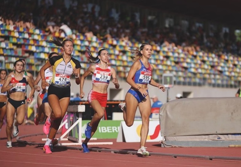 Irene Montoliu (CA Vic) en el Campionat d'Espanya