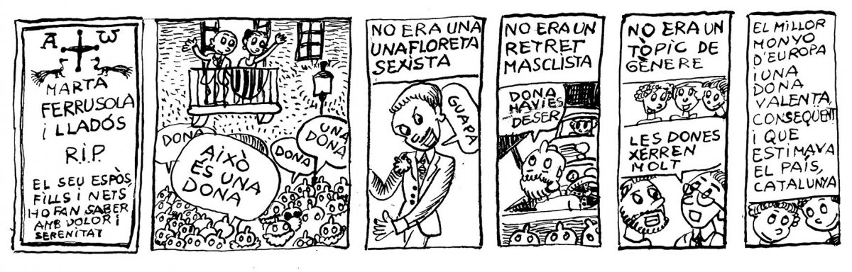 La tira còmica de la ninotaire Pilarín Bayés a EL 9 NOU d’aquest divendres