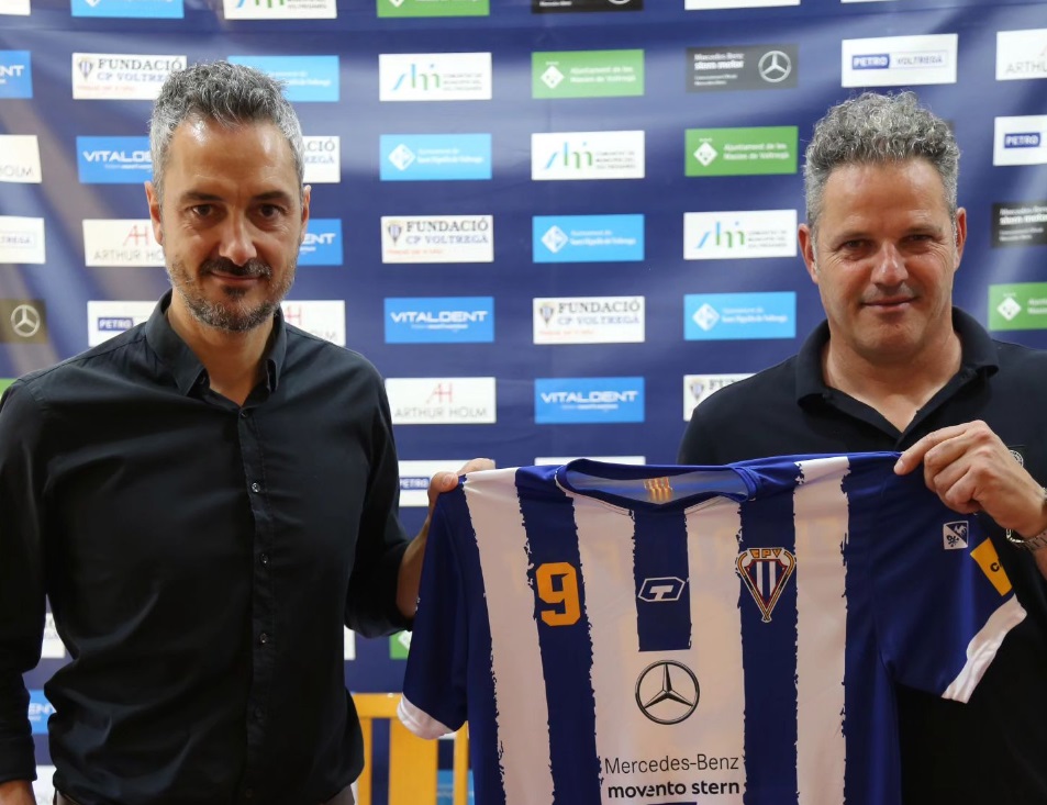 Presentació de Ferran López com a nou entrenador del primer equip masculí