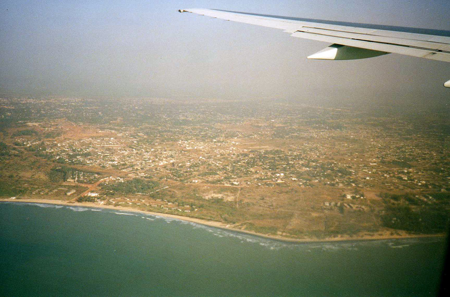 Dakar des de la calma del cel