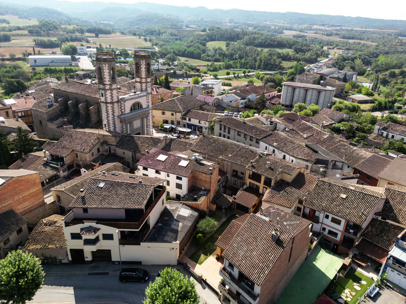 Una vista d'Olost, on viuen 1.218 persones