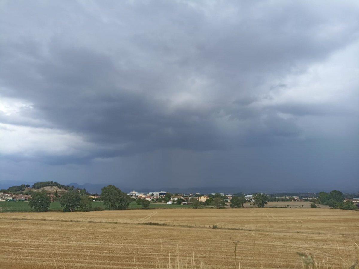 Vista del Montseny des del Vic