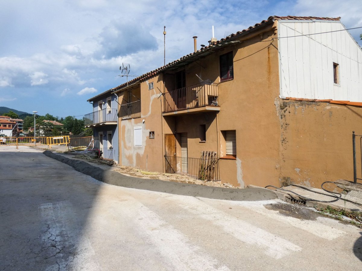 Les obres al carre de Vidabona de Sant Joan