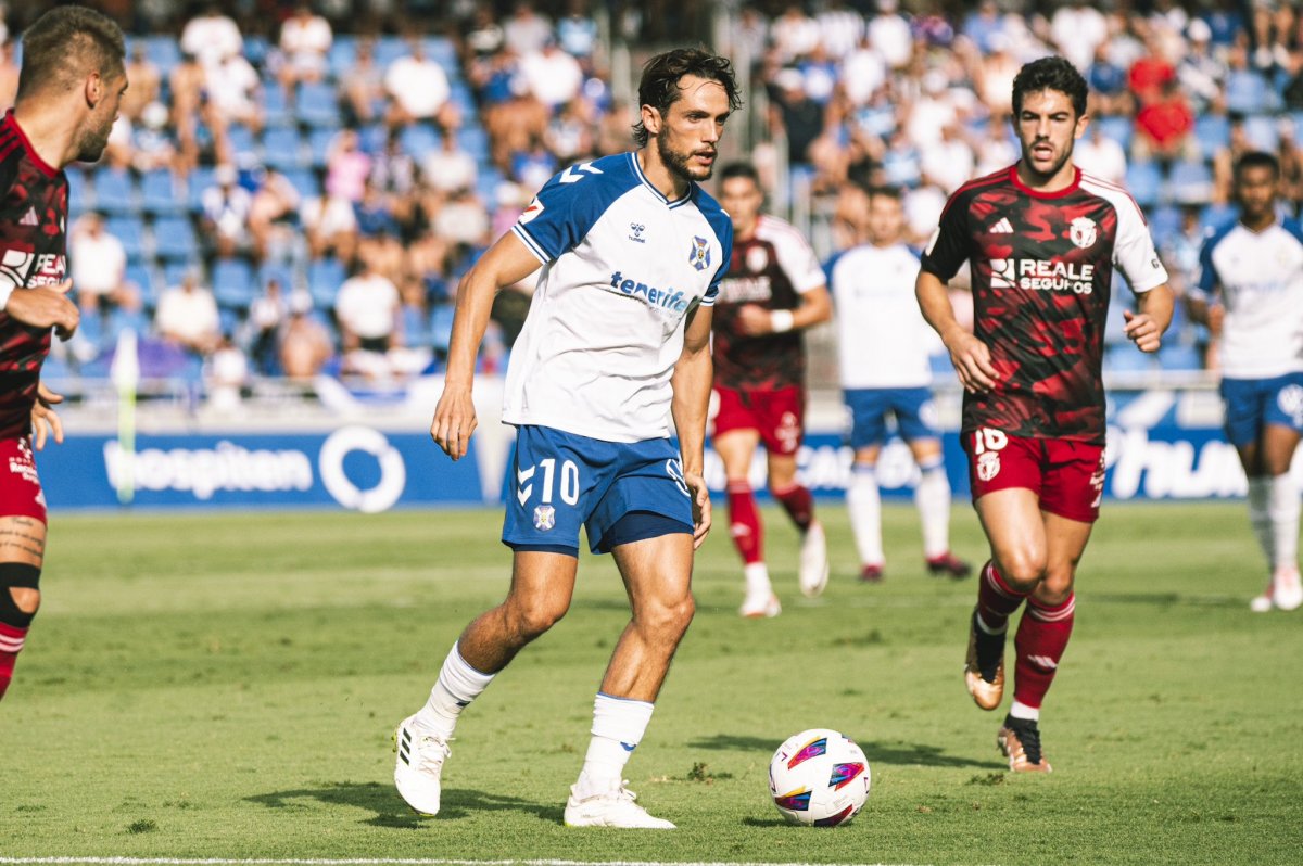 Àlex Corredera, en un partit amb el Tenerife