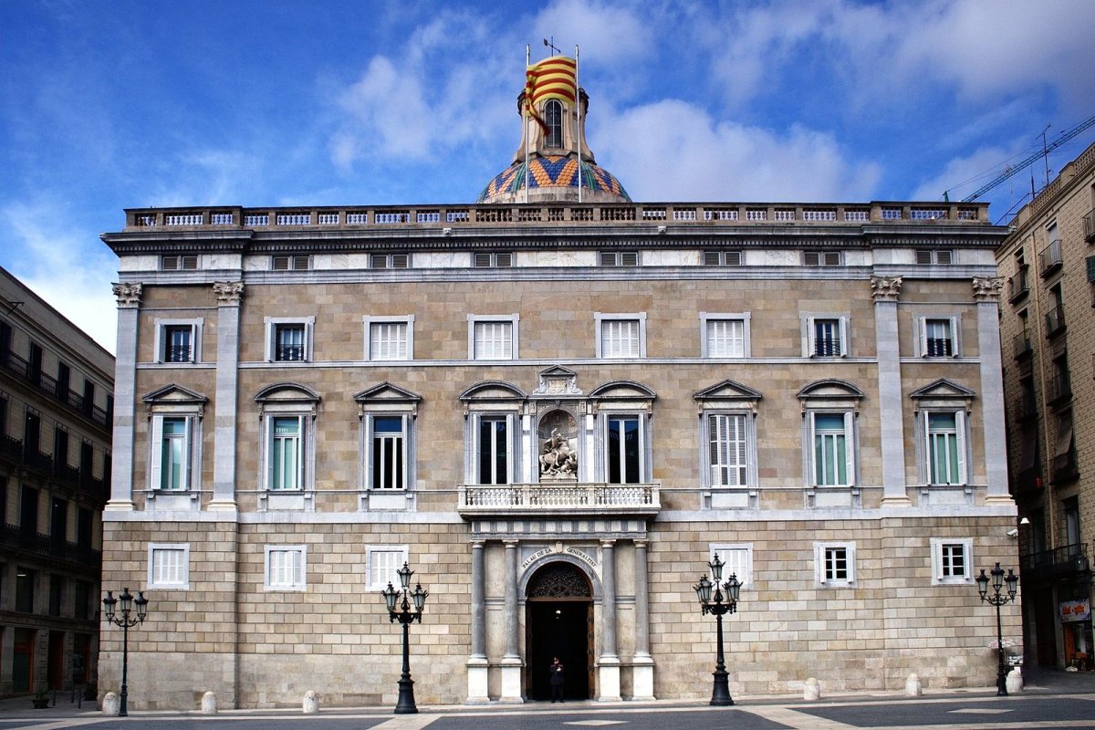 Façana del Palau de la Generalitat