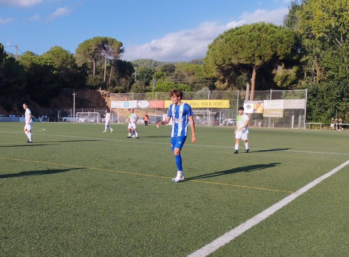 Biel Caballeria, després del gol