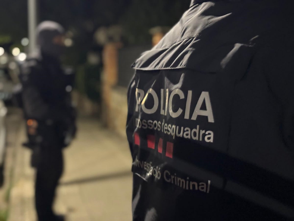 Desplegament policial dels Mossos aquest dimarts des de primera hora del matí