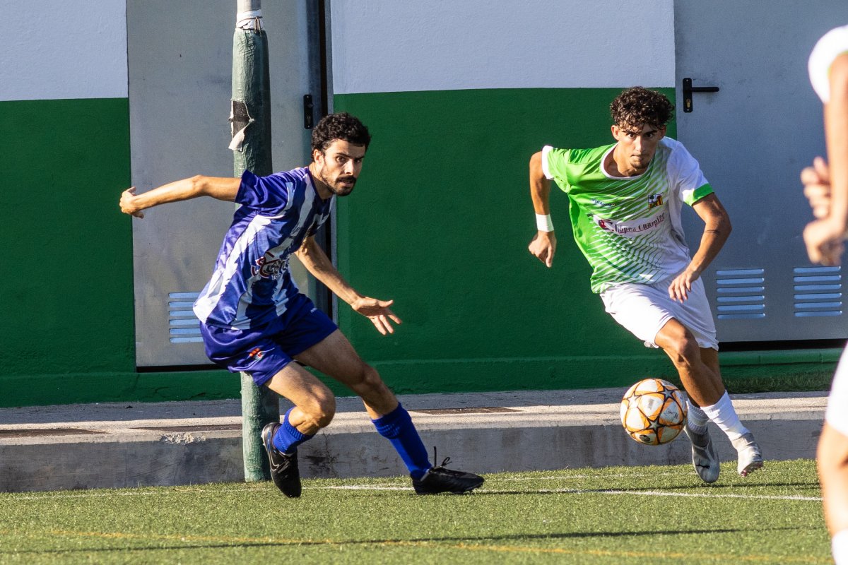 El taradellenc Orriols, en una imatge de la segona eliminatòria contra el Bigues