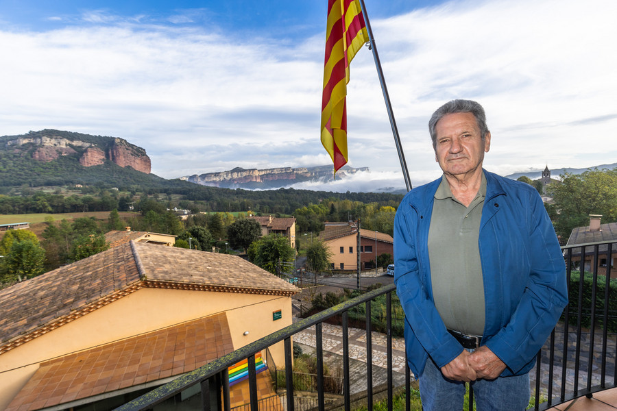 Orra, dimecres al balcó de l'ajuntament de Vilanova