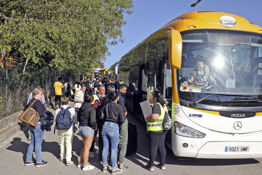 El servei de bus des de Centelles d'ara fa un any, quan es va fer el primer tall