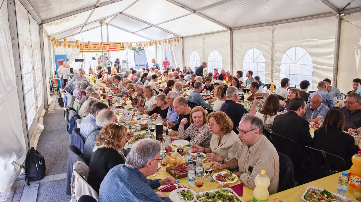 Un moment del dinar d'aquest diumenge