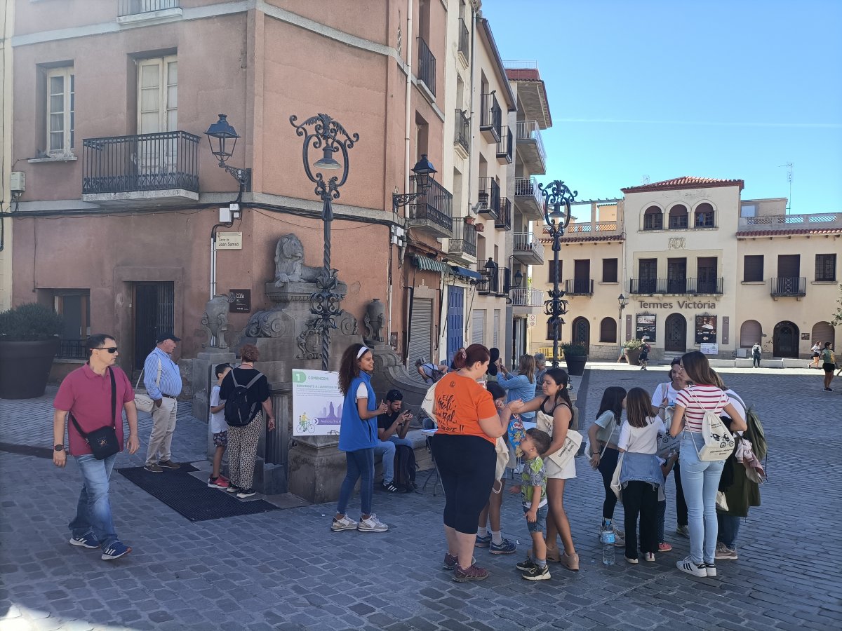 Alguns participants a la Font del Lleó