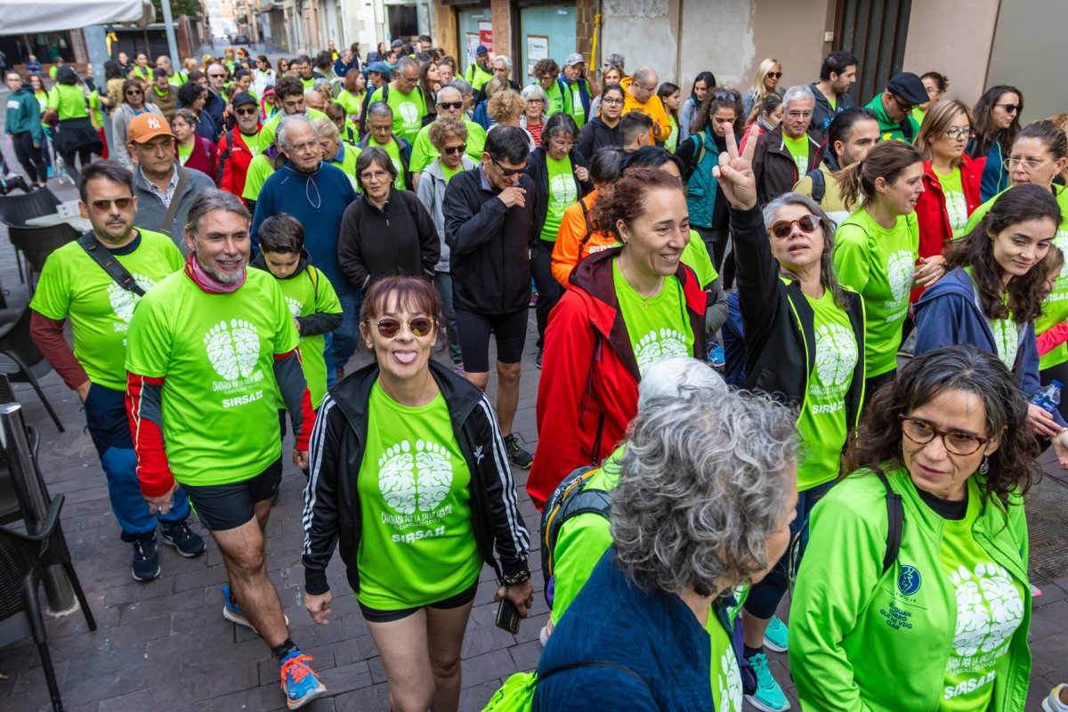 El passat 20 d’octubre es va fer una caminada per la salut mental a Granollers