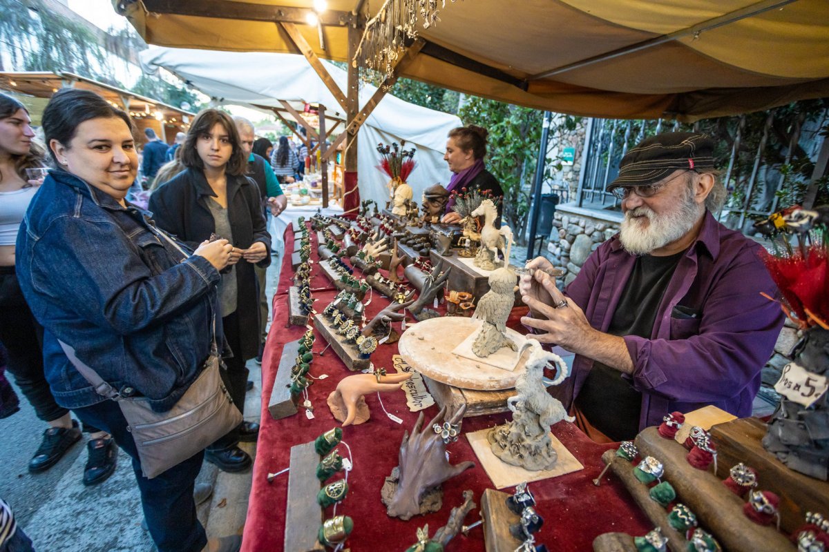 La Fira del Bosc –en una imatge d’arxiu de l’any passat– s’estendrà pel passeig de la Rectoria Vella