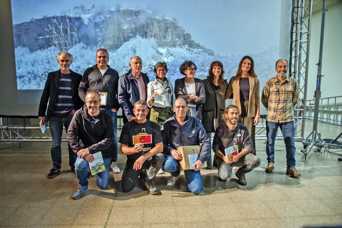 Foto de grups dels premiats al concurs