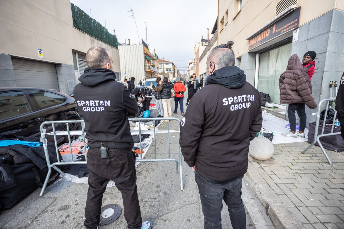 Seguretat privada al mercat de Canovelles