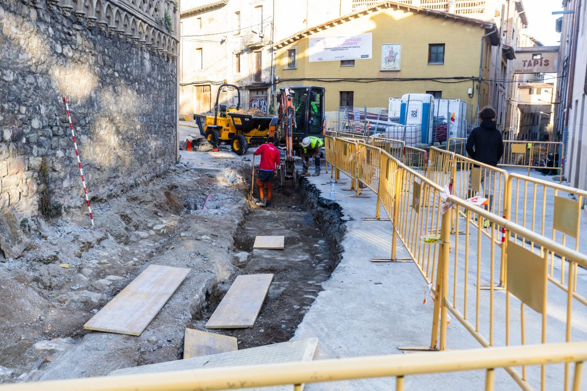 Vic encara l’última part de les obres del Portalet i ja pensa en altres illes de vianants