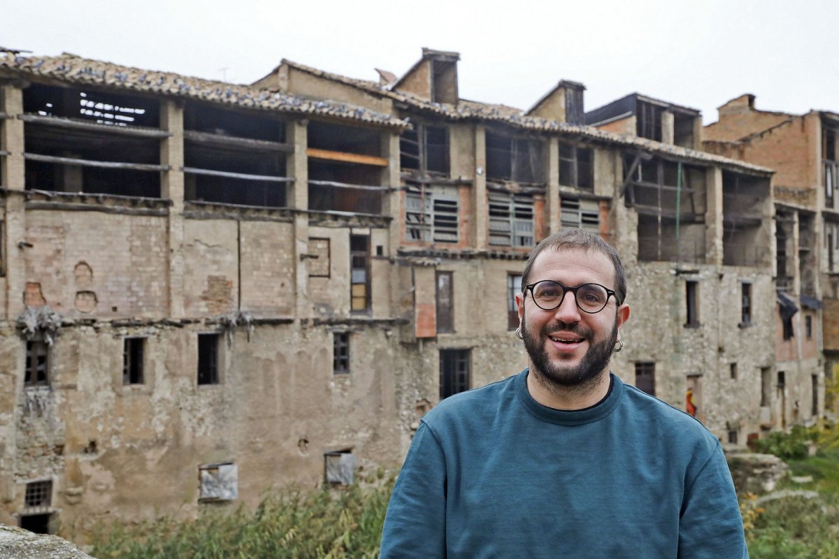Marc Barnolas, en una imatge d'arxiu a les adoberies de Vic