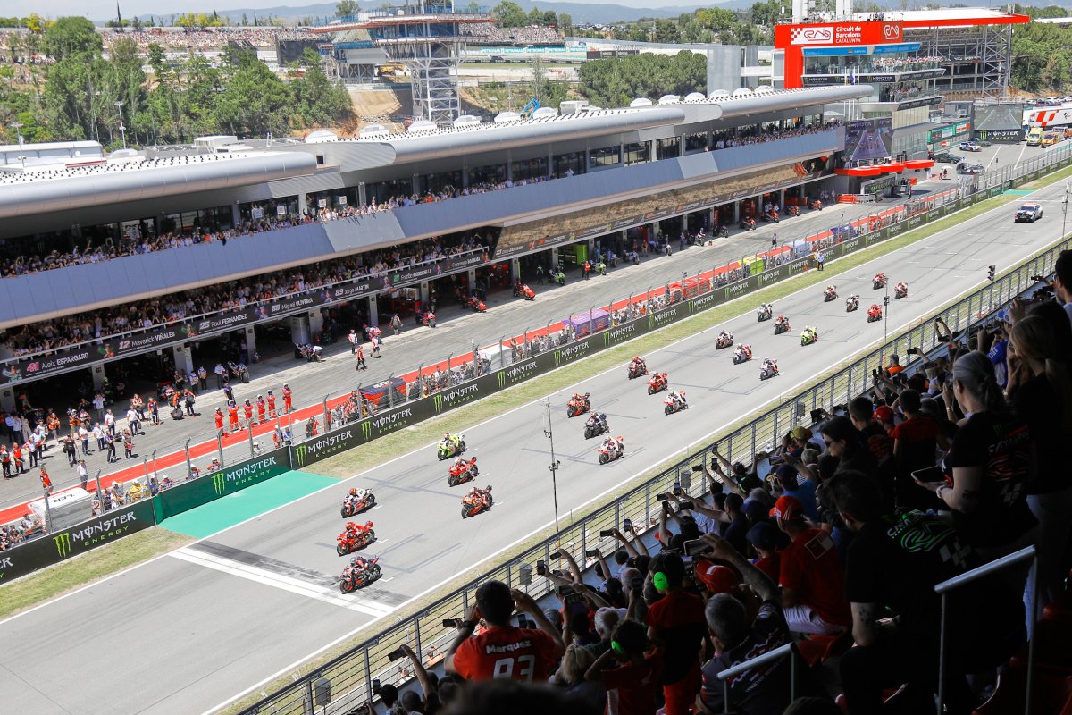 La graella de sortida del Gran Premi de Catalunya, celebrat aquesta primavera al Circuit