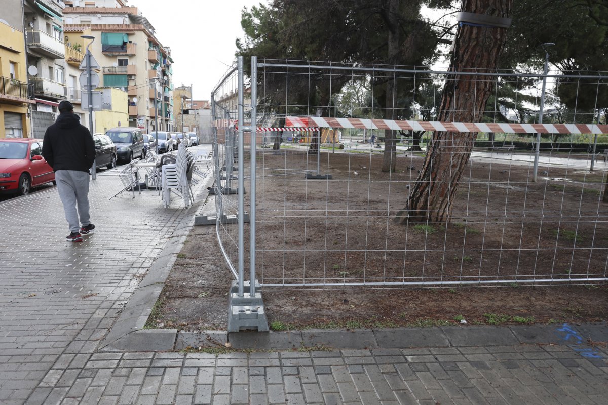 Tanques a la zona del Parc de la Quitxalla per evitar a presència de manters