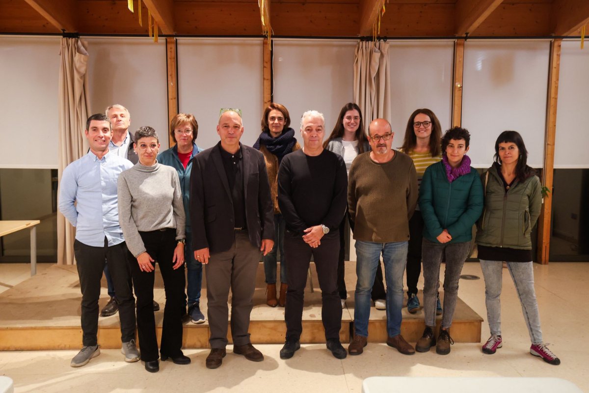 Representants dels municipis del Lluçanès, just després de la creació de la Mancomunitat