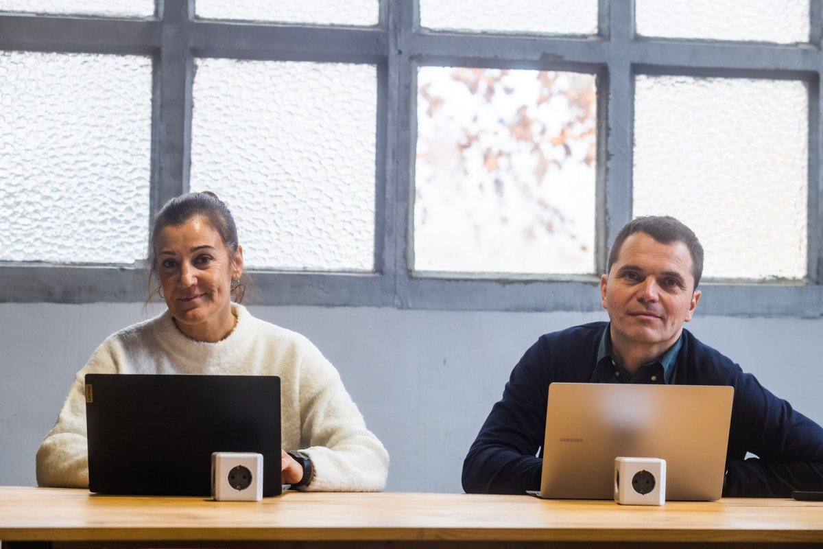 Alícia Andreu i Jordi Font, creadors del projecte