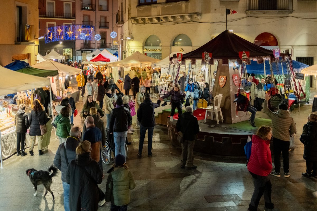 Una imatge de la Fira de Nadal de Ripoll