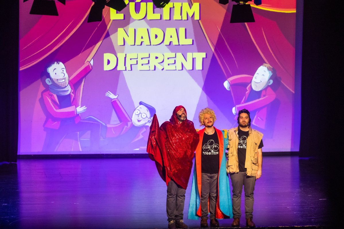 Aleix Blancafort, Àlex Villaitodo i Guiu Grau, a l'escenari de La Canal