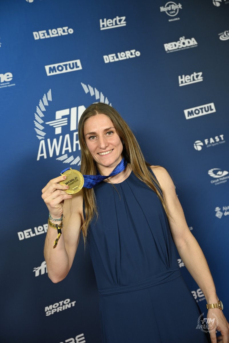 Mireia Badia, amb la medalla d'or