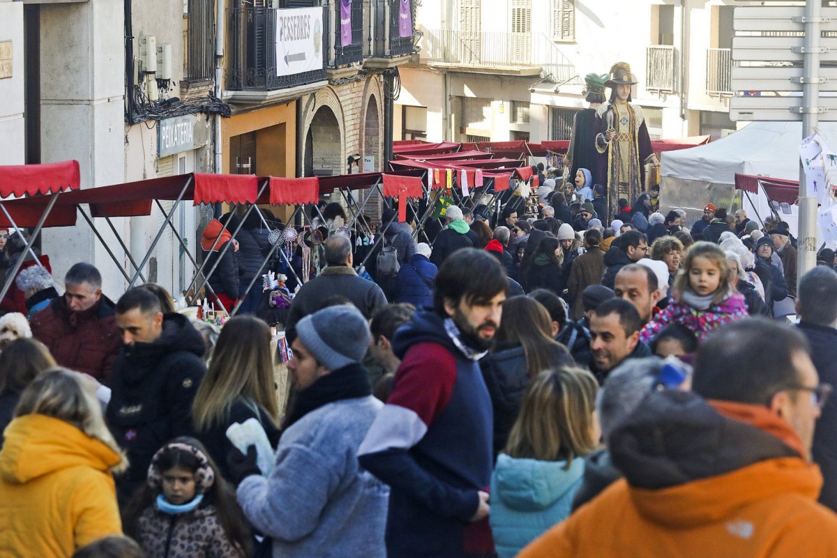 Ambient de la fira de Roda, en una imatge d'arxiu