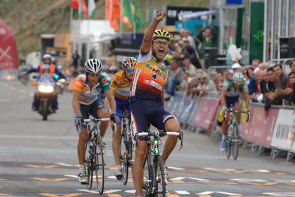 Francisco Mancebo, entrant guanyador a Ordino Arcalís en l’etapa de 2005 que va passar per la collada de Toses