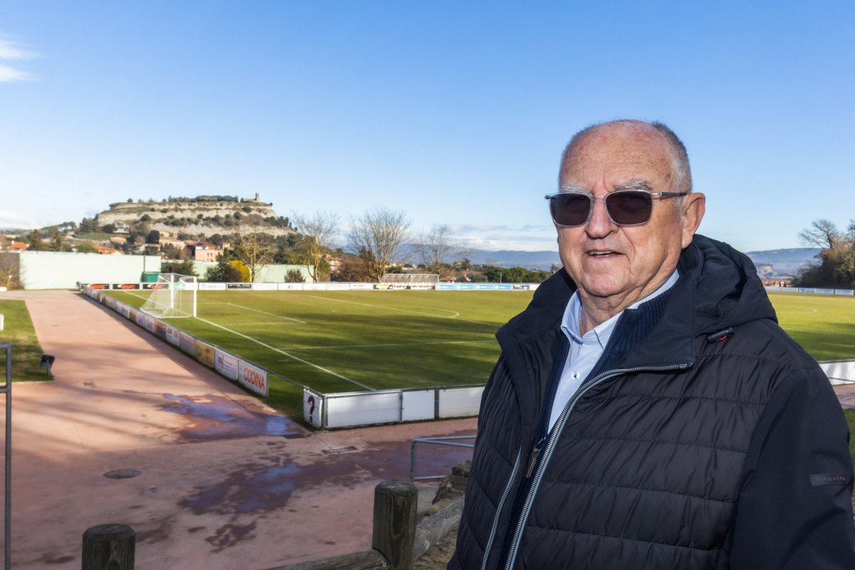 Josep Baranera, al camp del Tona