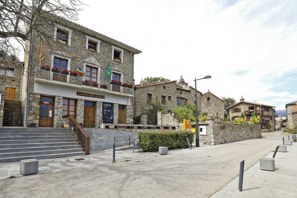 Una vista de Campelles, amb un terme municipal on viuen 165 persones