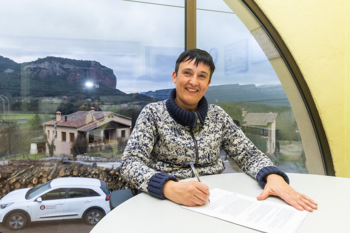 Guillaumes, dijous a l'Oficina de l'Espai Natural, que es troba a Vilanova de Sau