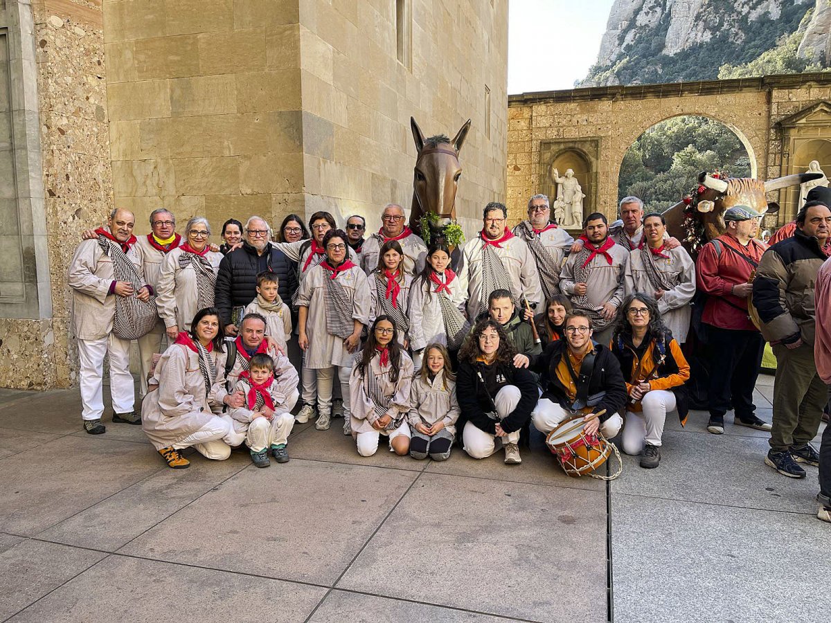 La colla de Vic amb la Mulassa