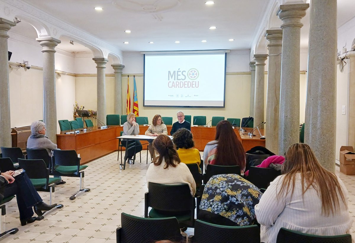 L’aplicació es va presentar aquest dijous a la Sala de les Columnes de l’ajuntament de Cardedeu