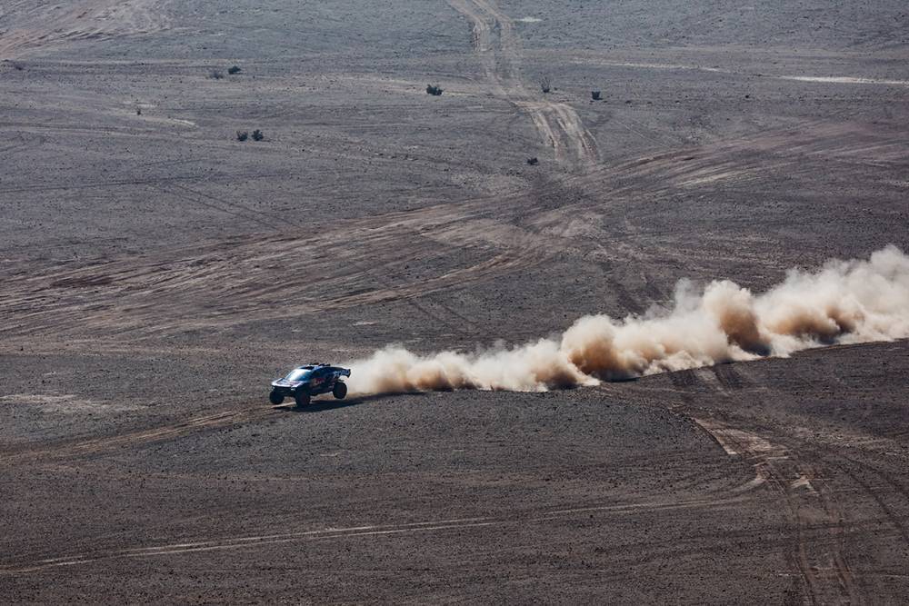 Nani Roma, durant l'etapa d'aquest dimarts al Dakar