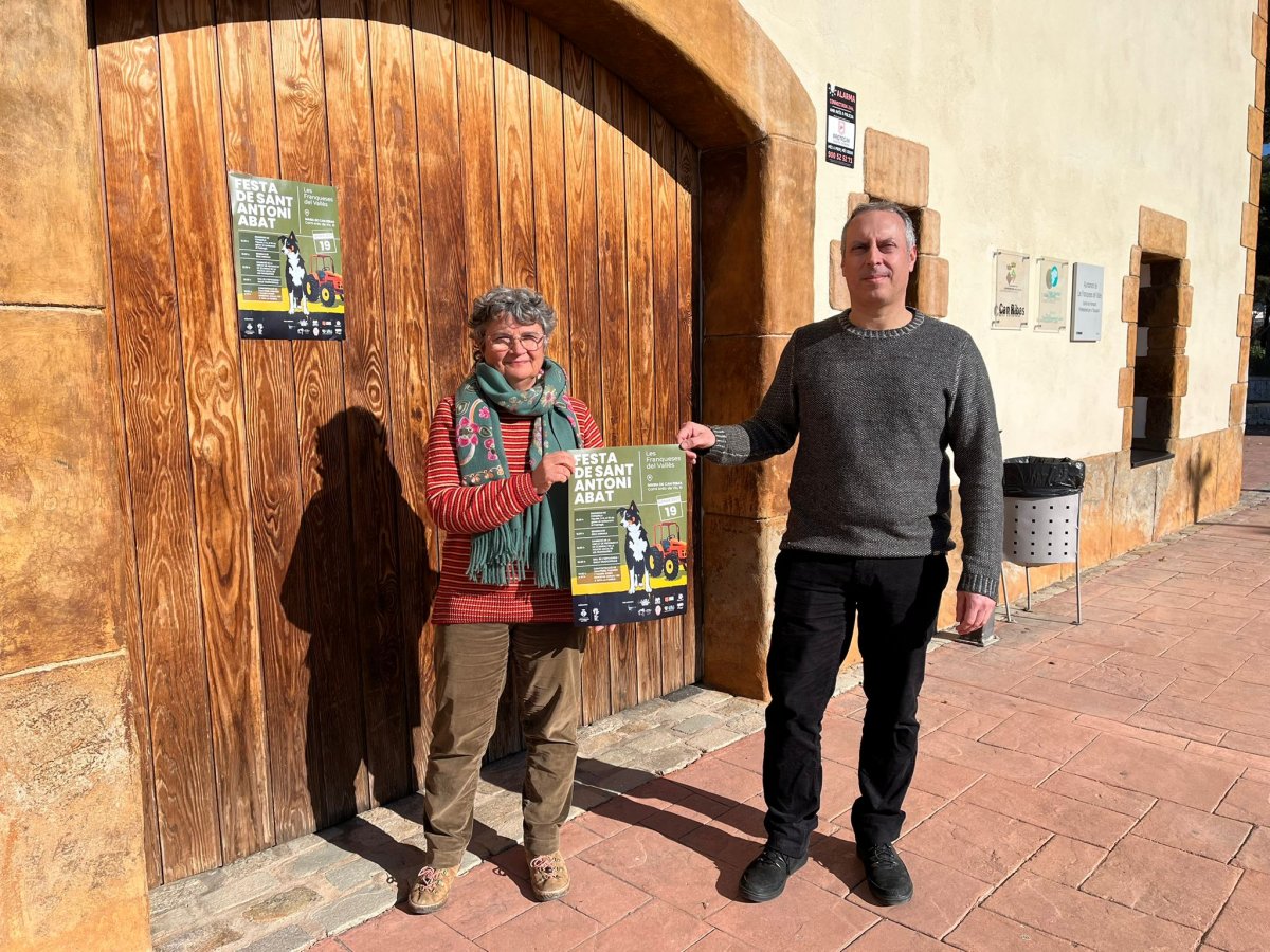 La festa s'ha presentat a Can Ribas amb els regidors Èlia Motagud i Antonio Jiménez