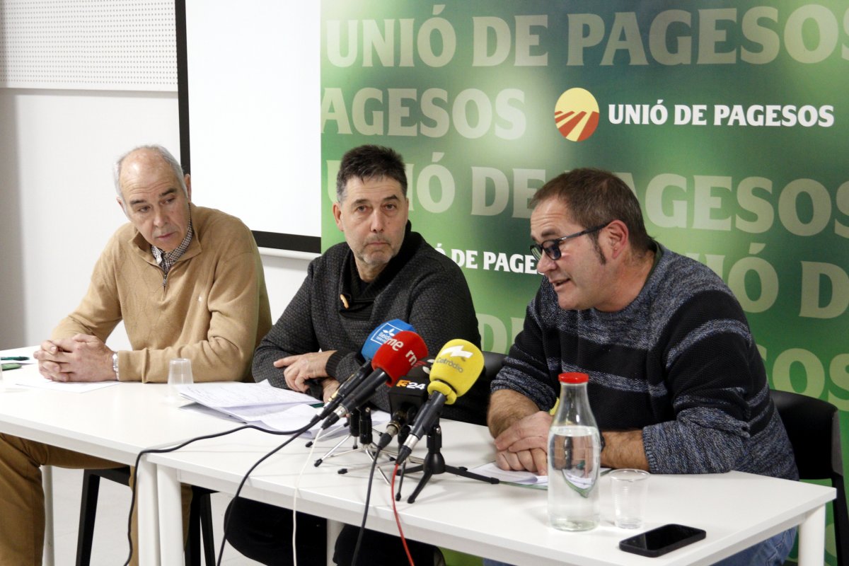 Josep M. Cortasa, Rossend Saltiveri i Jordi Armengol, divendres a Lleida