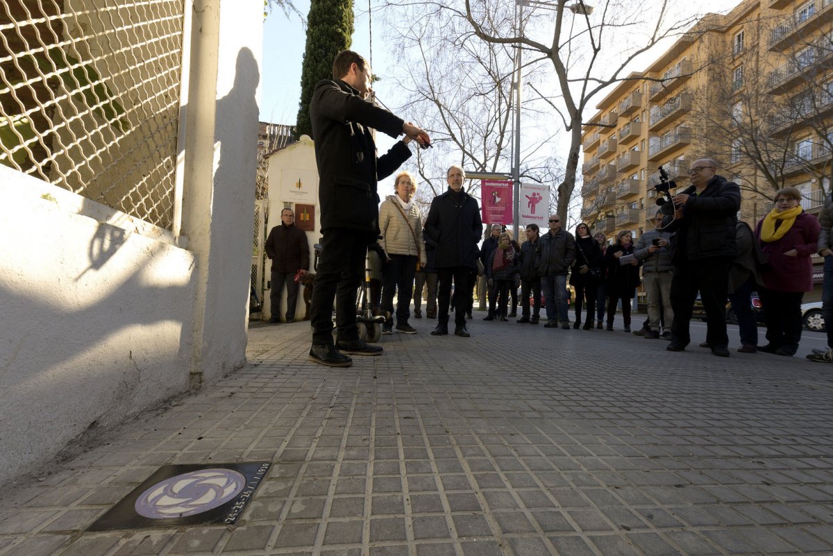 Un itinerari commemoratiu fet el gener de 2019