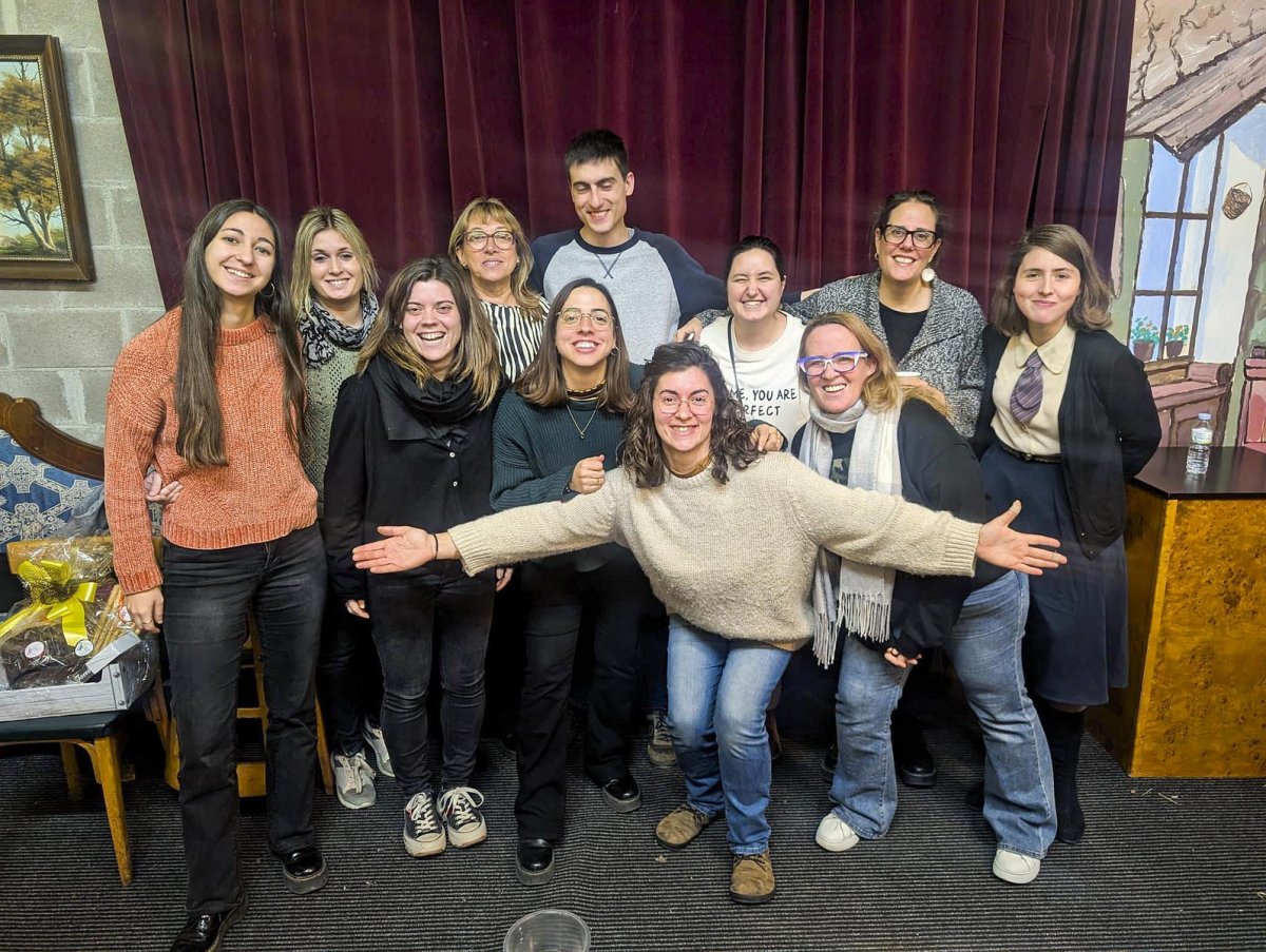 La nova junta de l'associació, que es va renovar el desembre passat