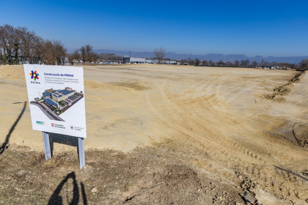 En les darreres setmanes s’ha treballat en el moviment de terres al solar de 12.000 m2 on hi haurà la plataforma PRIMA
