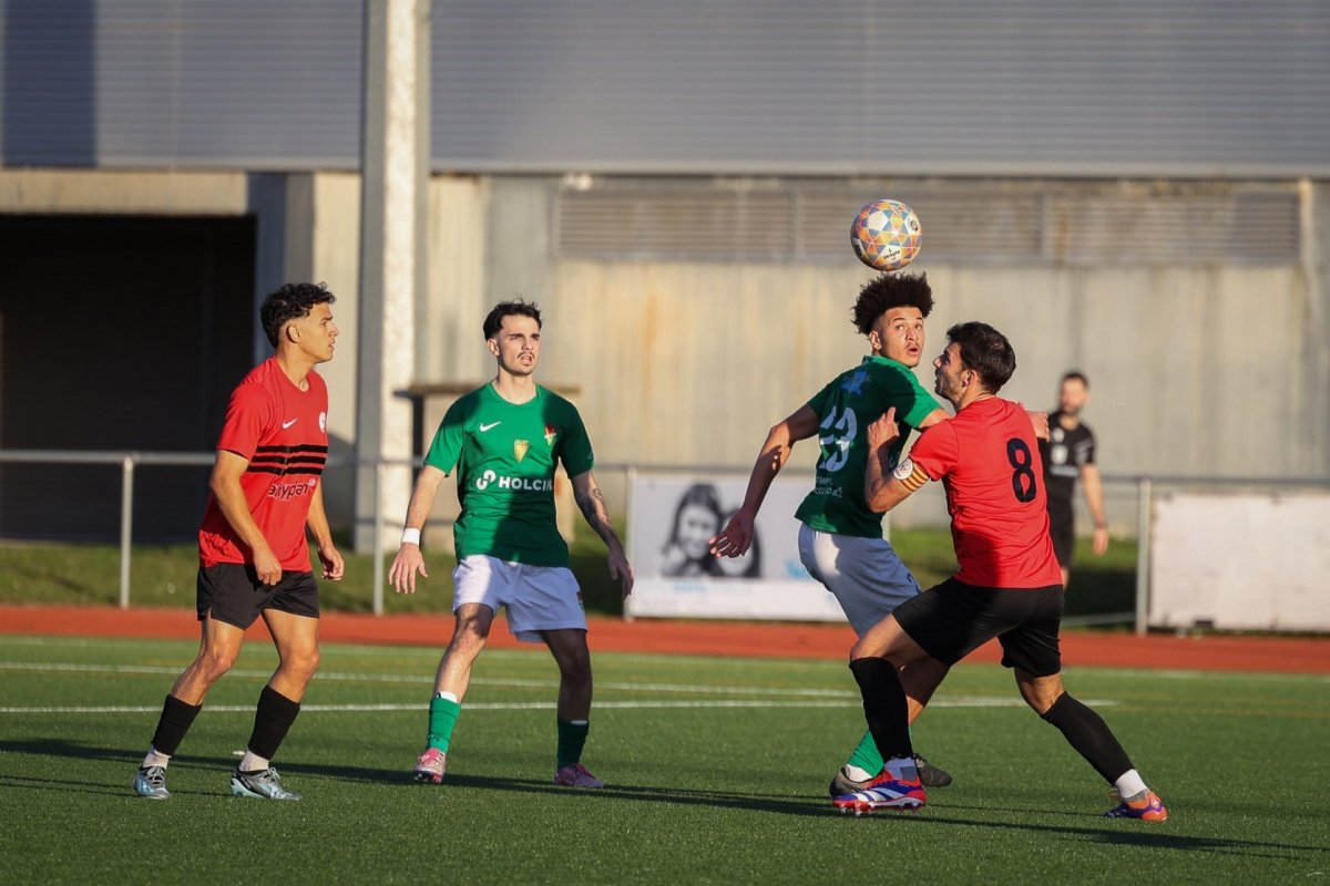 Roger Curós, en una imatge del partit de la primera volta