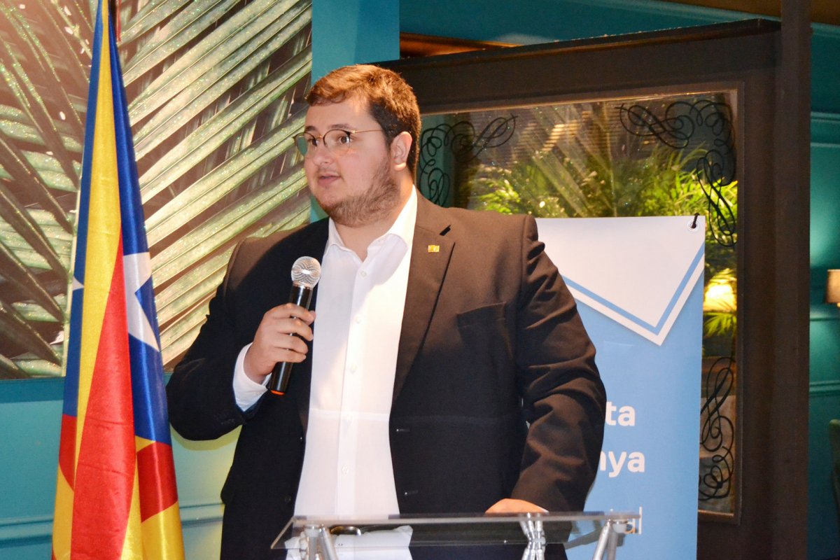 Aleix en un acte de la JNC al Vallès Oriental