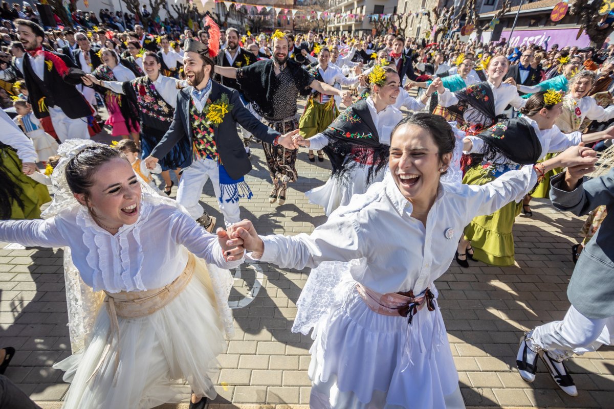 Una imatge de les gitanes de Sant Esteve de l'any passat