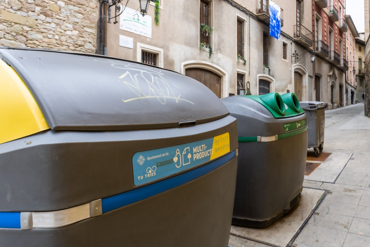 Alguns dels contenidors que es canviaran a partir de l'any vinent
