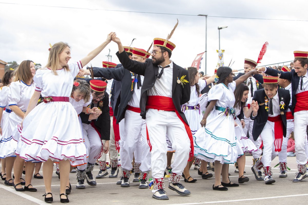 Un moment de la ballada de gitanes de diumenge al gitanòdrom de Sant Celoni